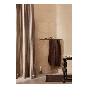 Ferm Living - Siyah Chambray Duş Perdesi