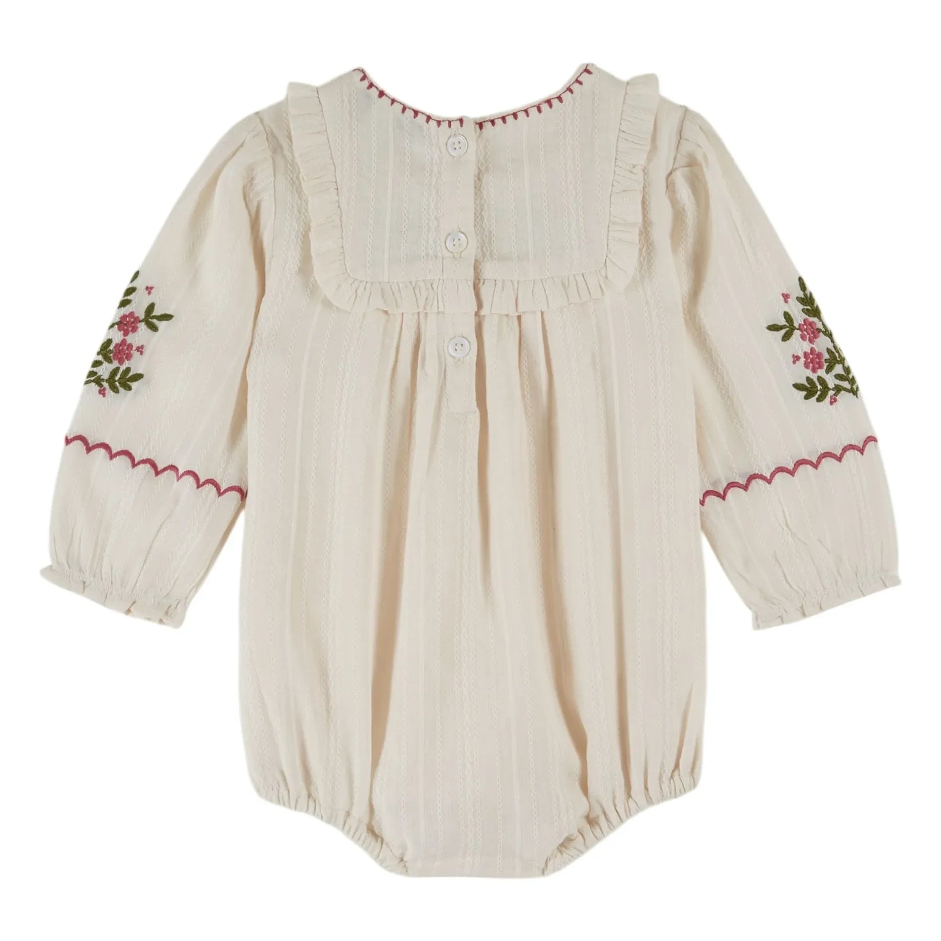 Emile et Ida - Rosebud Strampler | Creme
