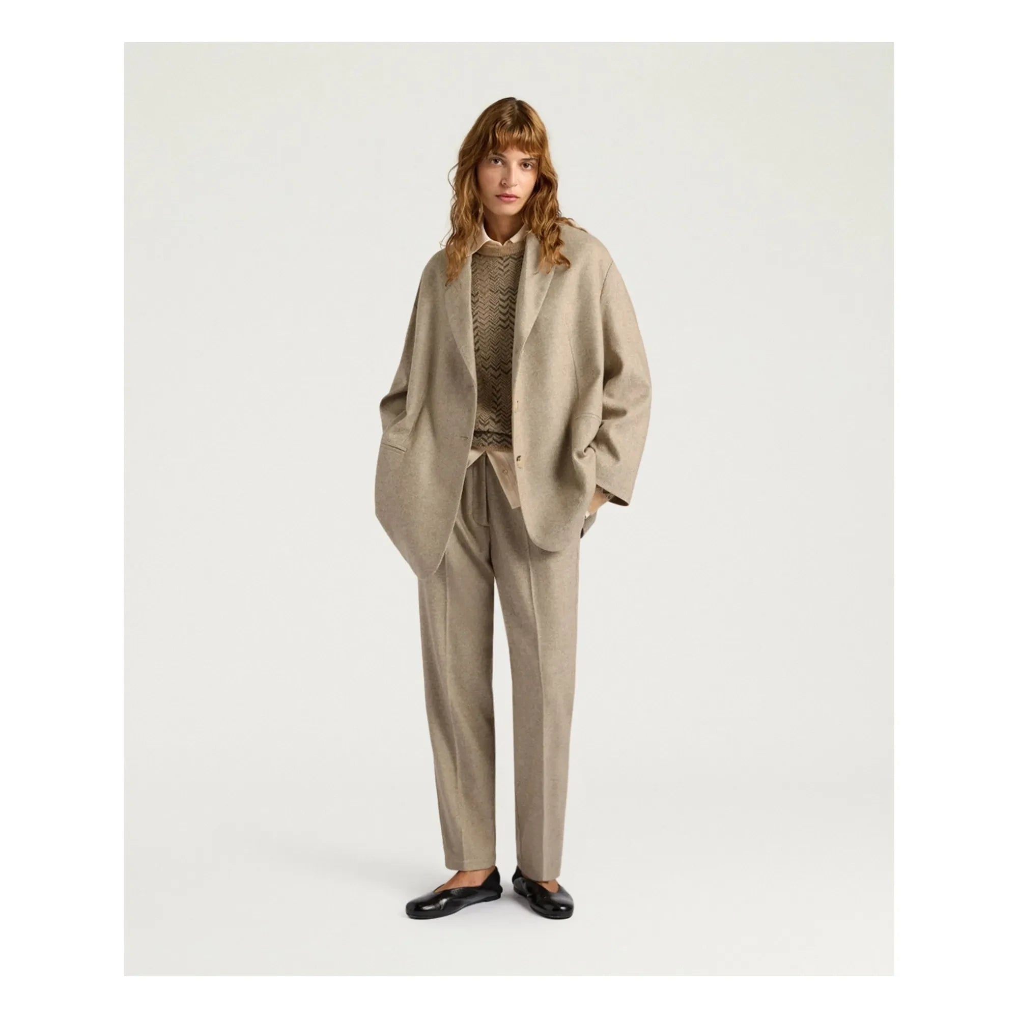 Momoni - Candy Laine Ceket | Bej