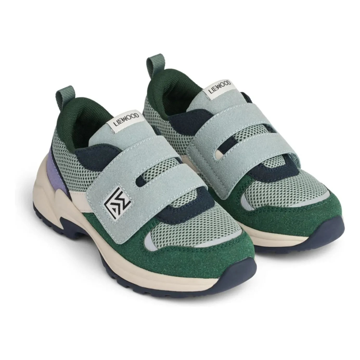 Liewood - Denisa Fileli Çizik Sneaker | Yeşil