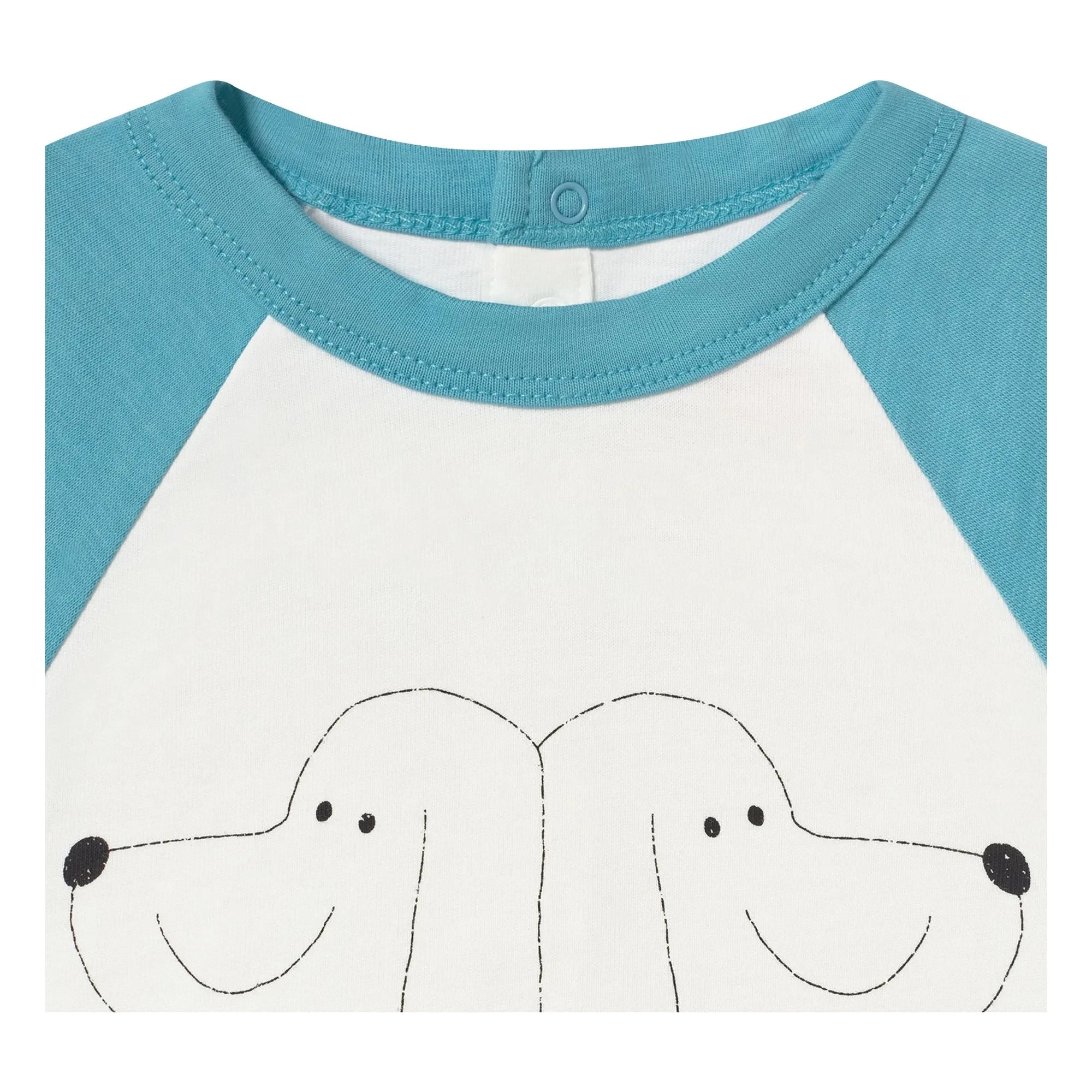 Tinycottons - Tiny & Tiny Dogs Bio-Baumwoll-T-Shirt | Weiß