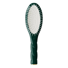 La Bonne Brosse - Small Brush L'Intense N°07 - Anti-Frizz and Revitalizing | Emerald Green