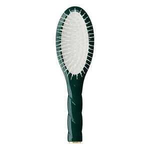 La Bonne Brosse - Small Brush L'Intense N°07 - Anti-Frizz and Revitalizing | Emerald Green