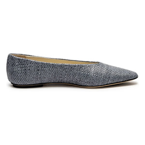 Odare - Blaue Bast-Ballerinas Bilbao