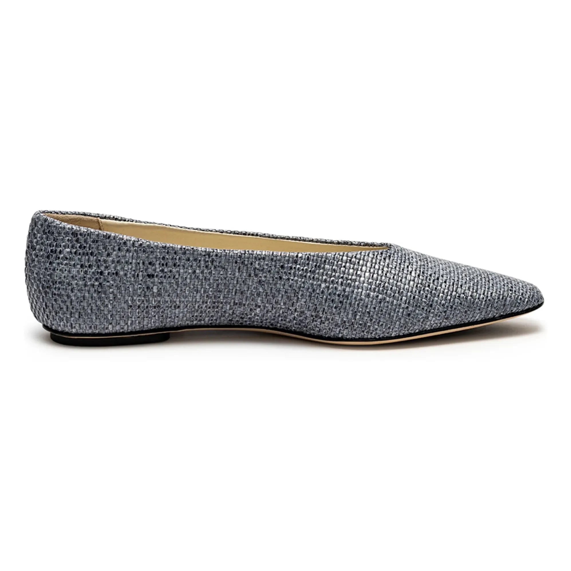 Odare - Blaue Bast-Ballerinas Bilbao
