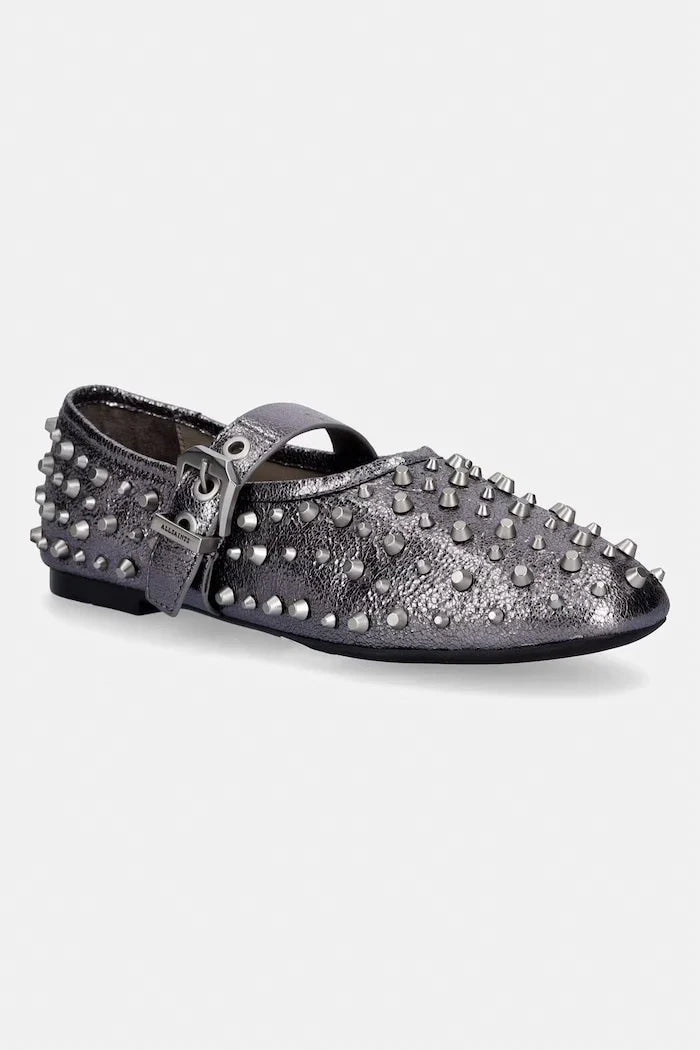AllSaints Sabine Stud Shoe Deri Balerin