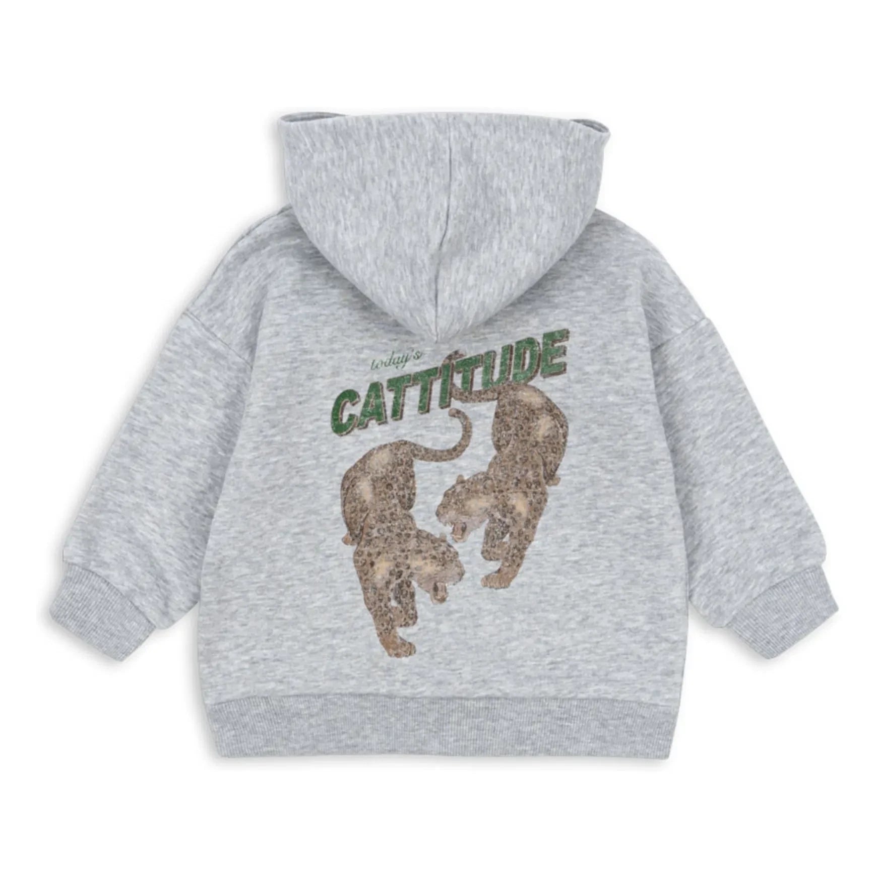 Konges Sløjd - Lou Tiger Organic Cotton Sweatshirt | Heather Grey