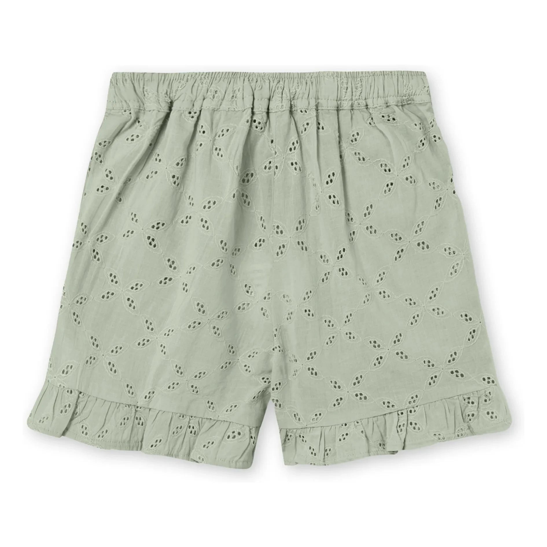 Fliink - Harper Bestickte Shorts | Hellgrau