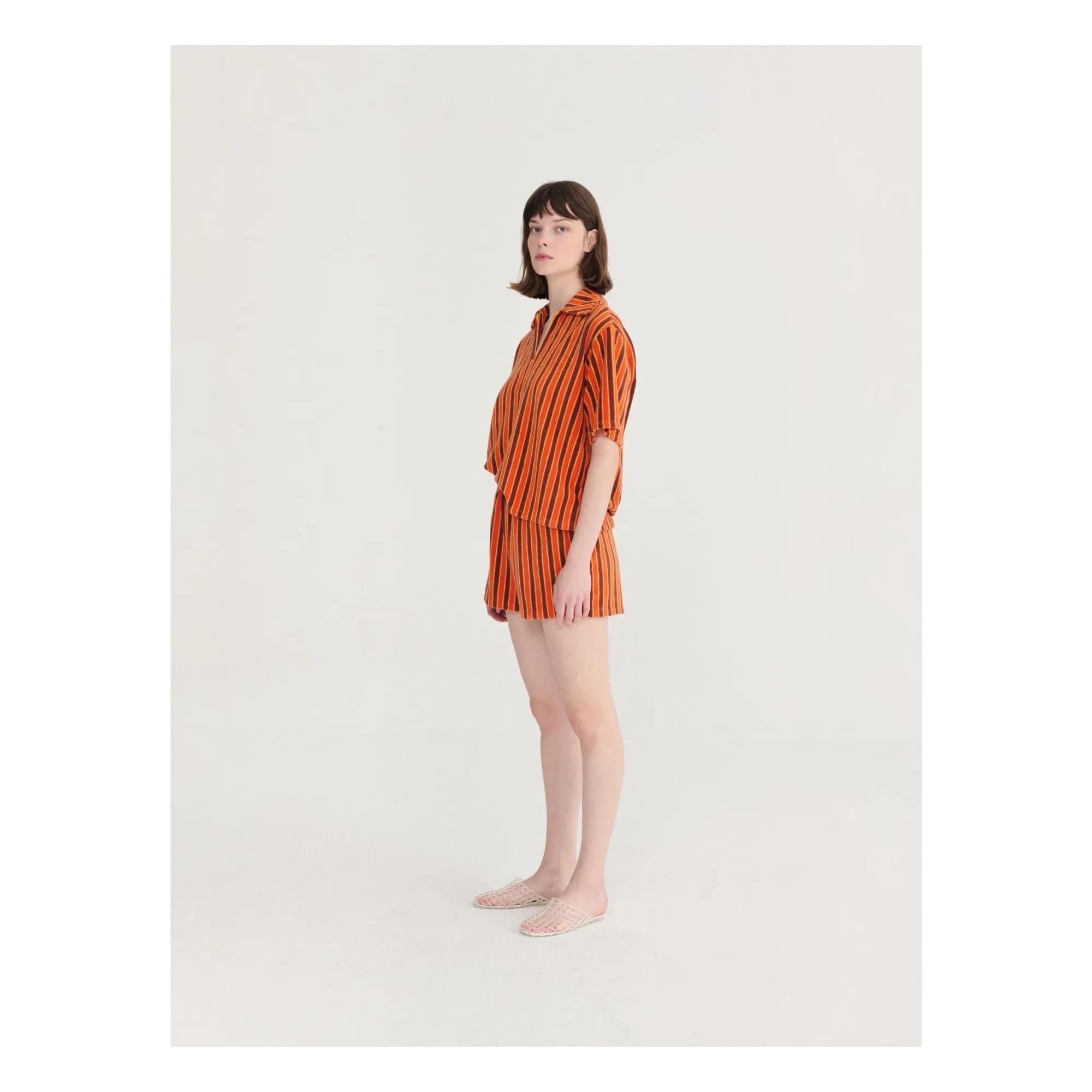 Bobo Choses - Frottee-Shorts aus Baumwolle | Camel