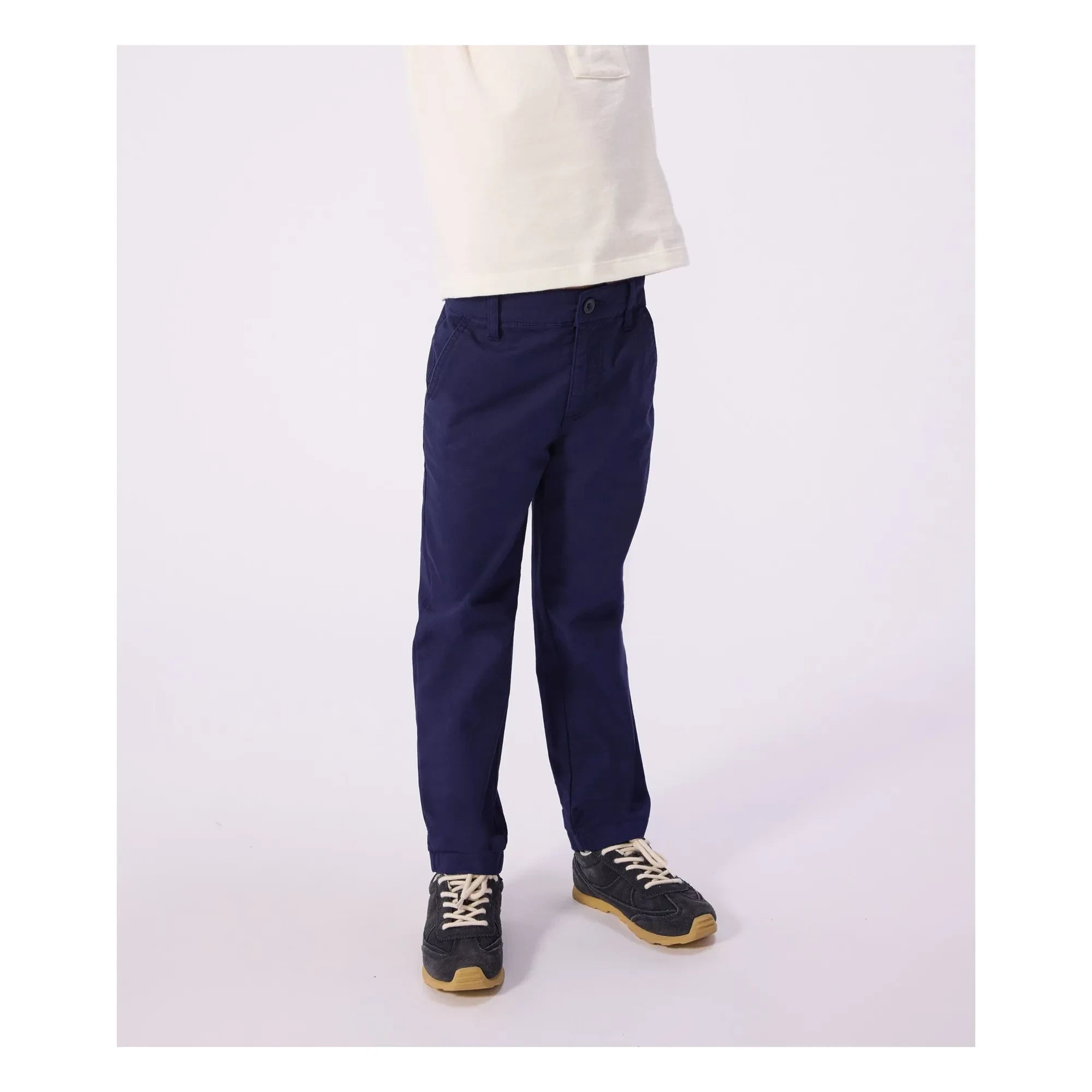 Petit Bateau - Beige Chino-Gabardine-Hose