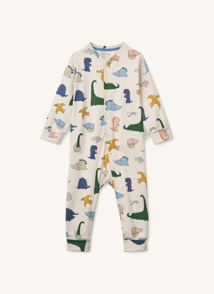 Liewood - Pijama Birk Dinosaurios Algodón Orgánico | Arena