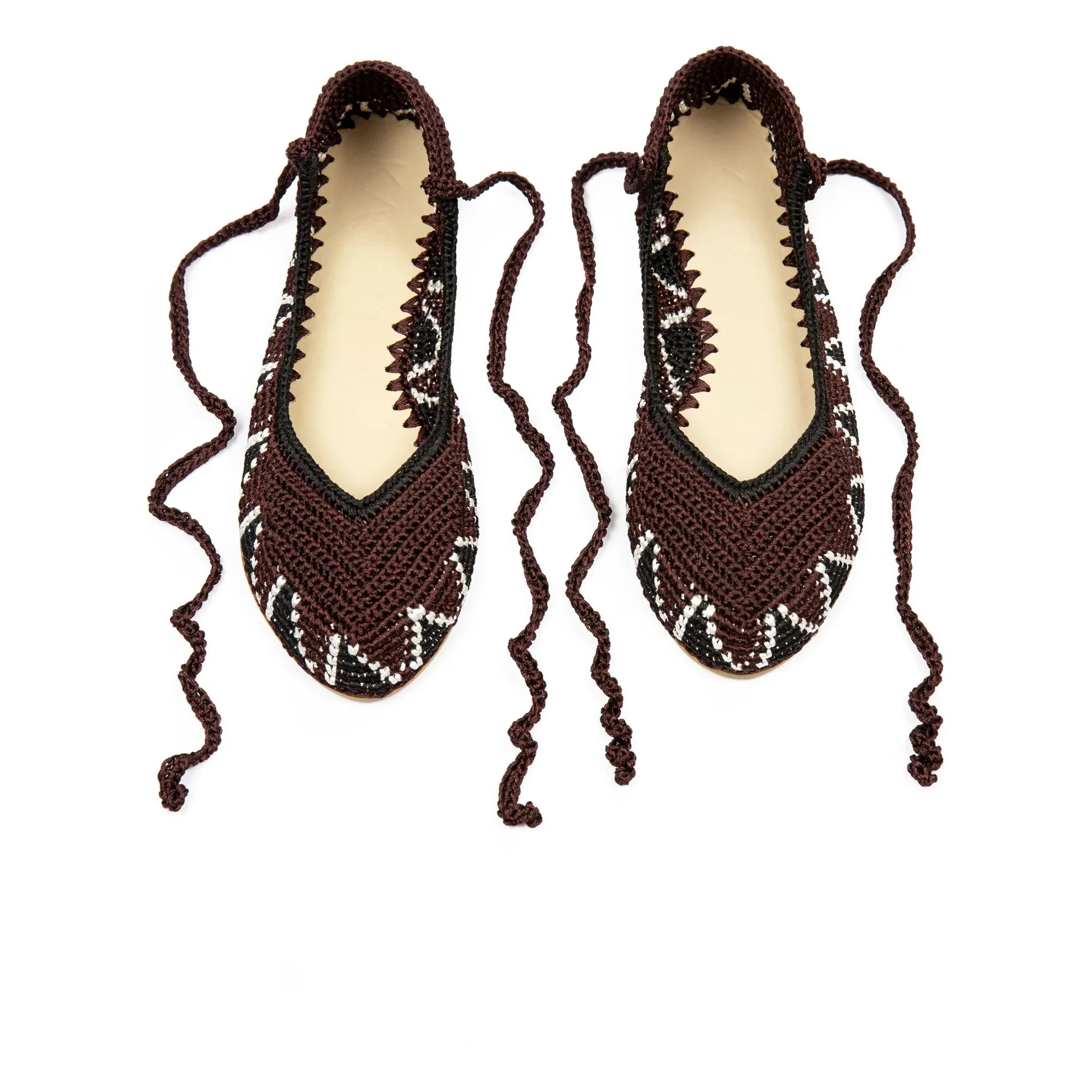 Kashura - Ballerinas Hoher Weinrot | Pflaume