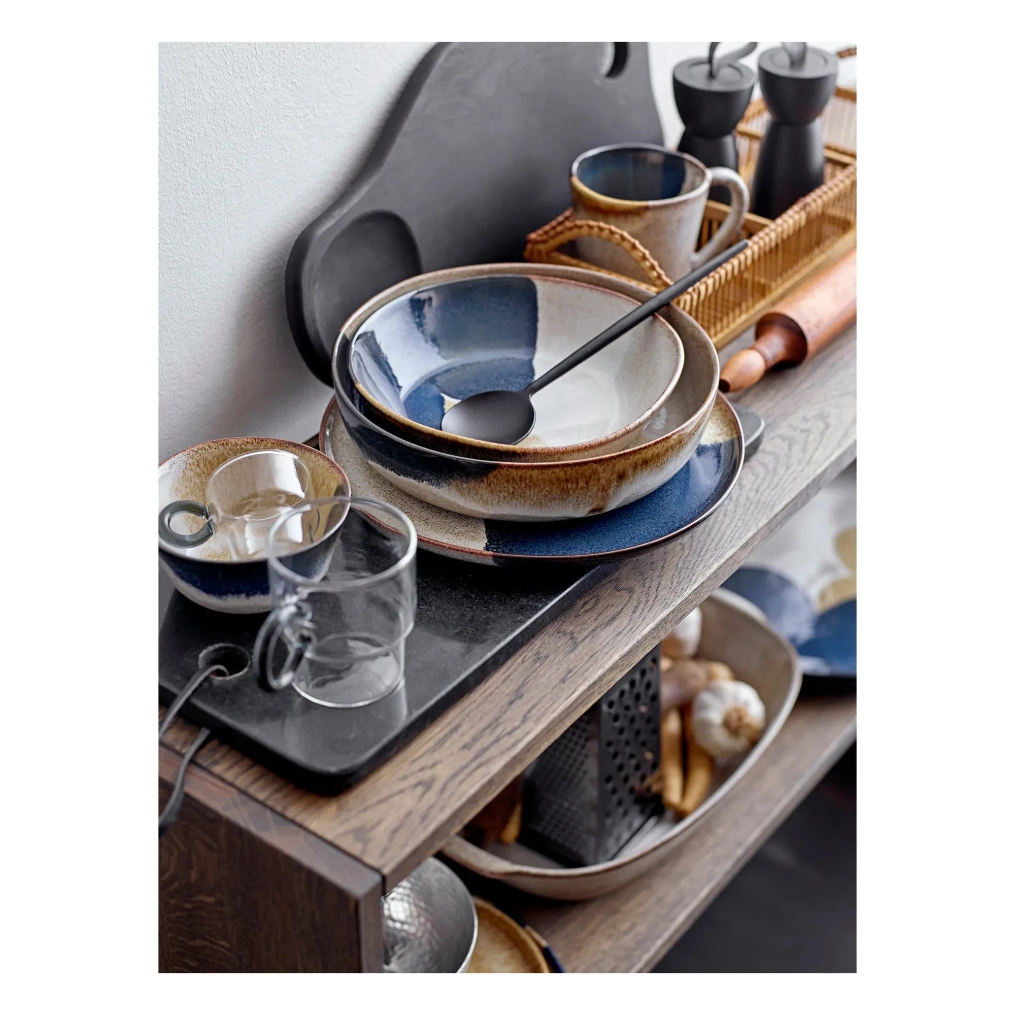 Bloomingville - Jules Ceramic Mug | Light Gray