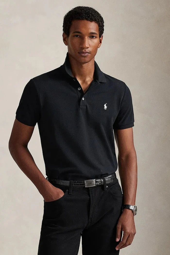 Polo Ralph Lauren erkek pamuk elastan yakalı tişört