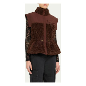 Ulla Johnson - Tariet Teddy Kolsuz Ceket | Bordo