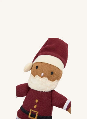 Fabelab - Tragbarer Weihnachtsmann Figur für die Tasche | Rot
