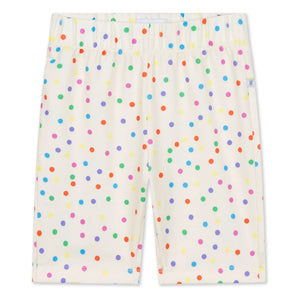 Repose AMS - Polka dot cycling shorts made from recycled fibers | Off-white