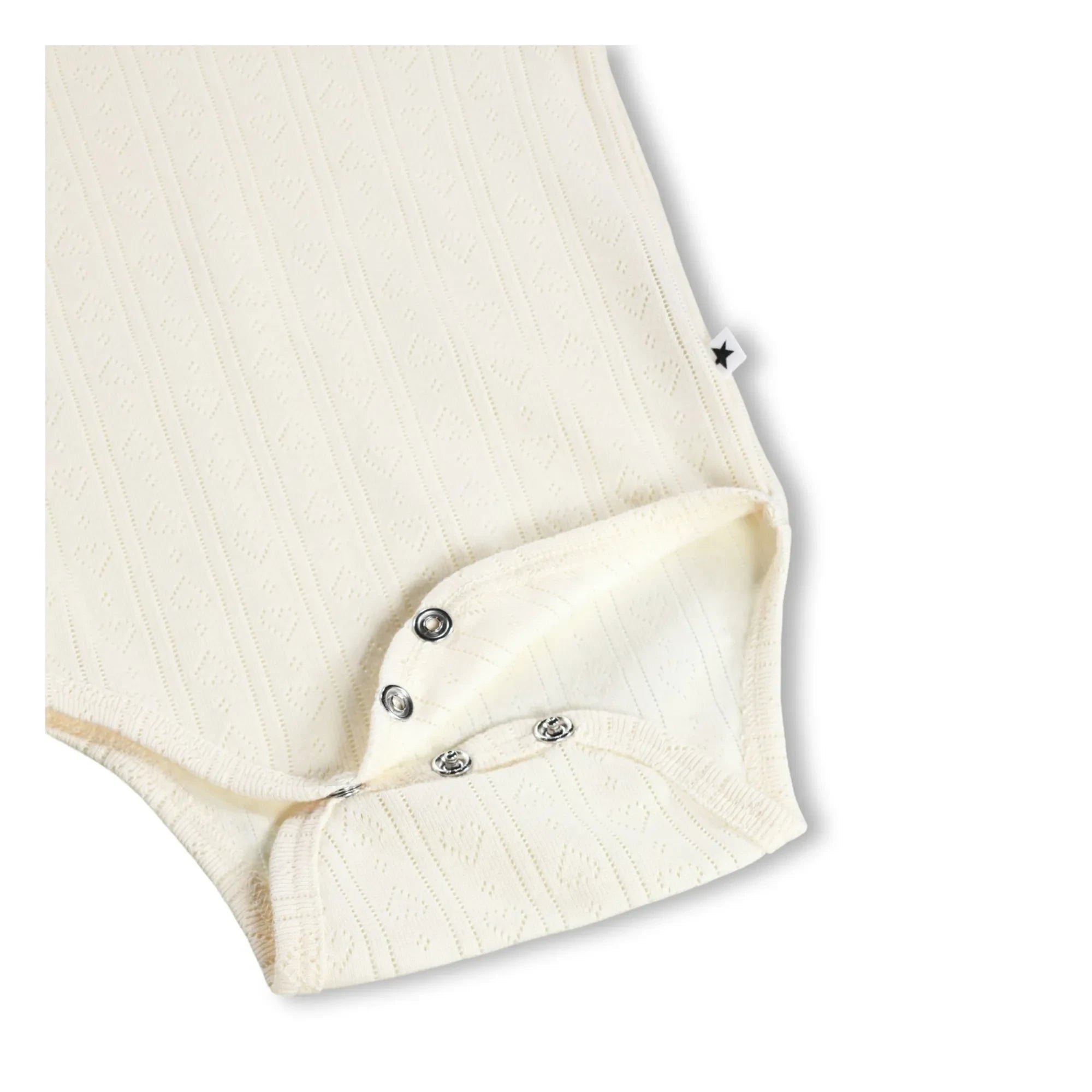 Molo - Foss Body Hearts Bio-Baumwolle | Elfenbein