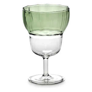 Serax - Şarap kadehleri Yam, Waww La Table - 4'lü set | Yeşil