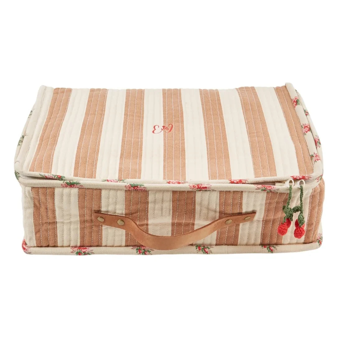 Emile et Ida - Rayure Saklama Valizi | Hardal