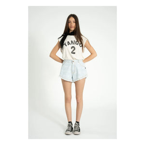 Sisters Department - Kotton Şort | Denim mavisi
