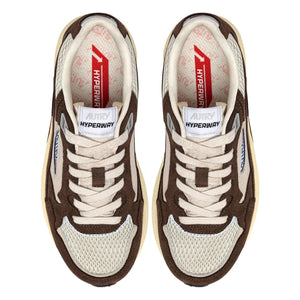 Autry - Hyperway Low-Top-Sneaker aus zweifarbigem Wildleder | Braun