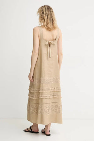 Weekend Max Mara лен yazlık elbise