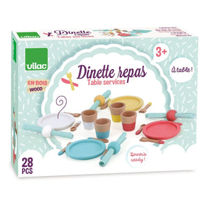 Vilac - Wooden dinner set