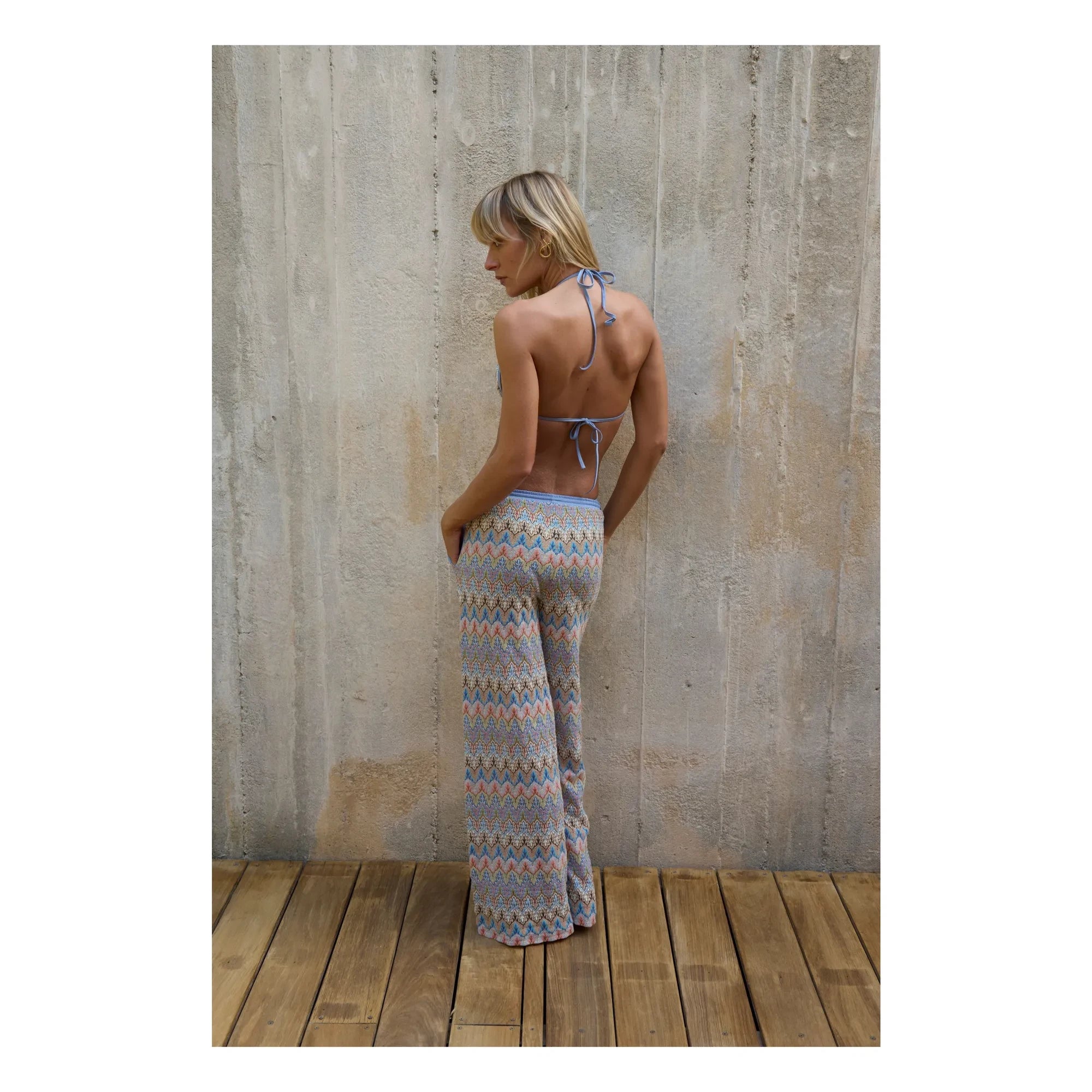 Baie Brune - Maud Örme Pantolon | Mercan