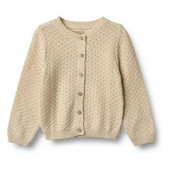 Wheat - Magnella Organic Cotton Cardigan | Beige