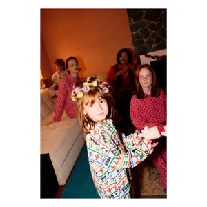 Bobo Choses - Bobo organik pamuklu pijama | Ecru
