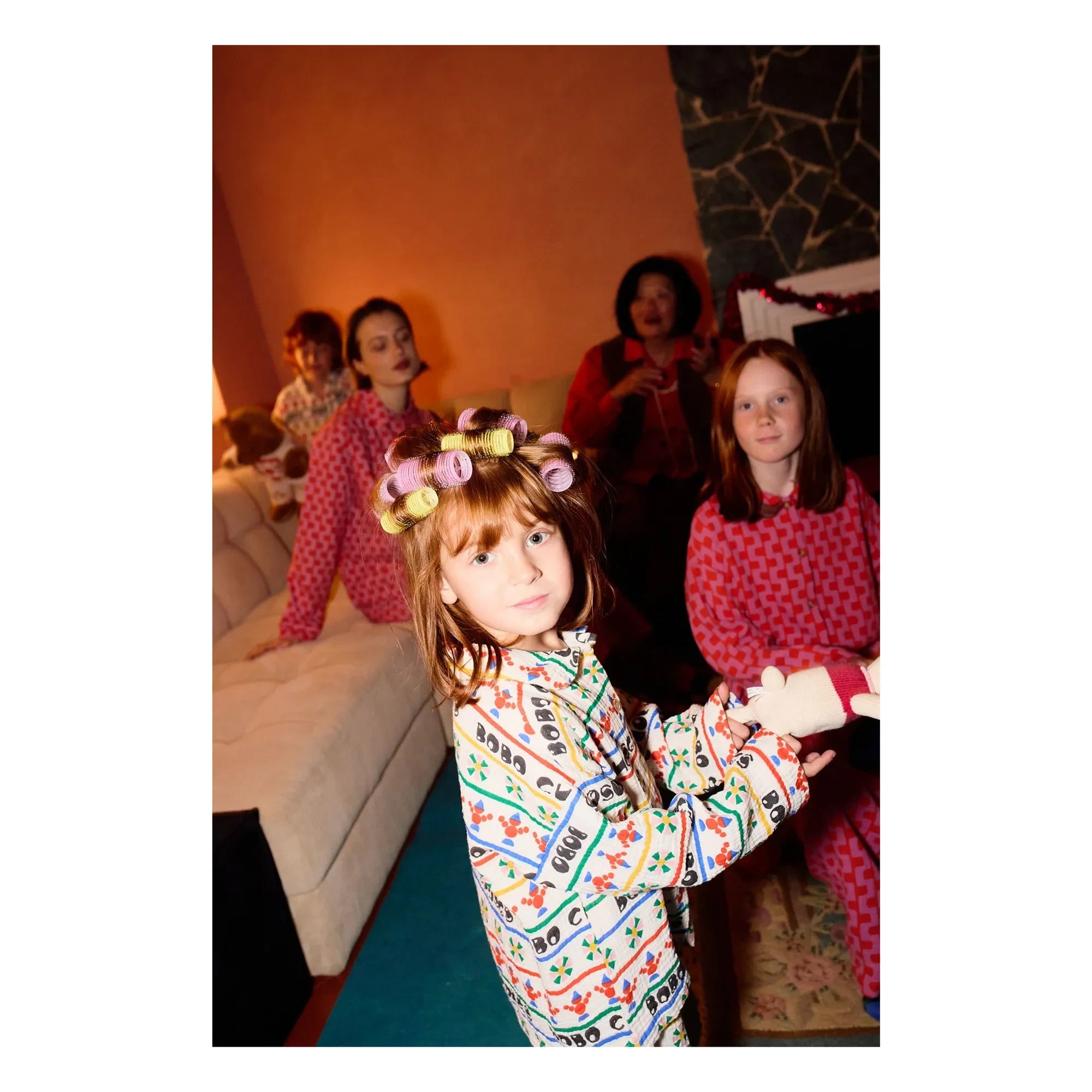 Bobo Choses - Bobo organik pamuklu pijama | Ecru