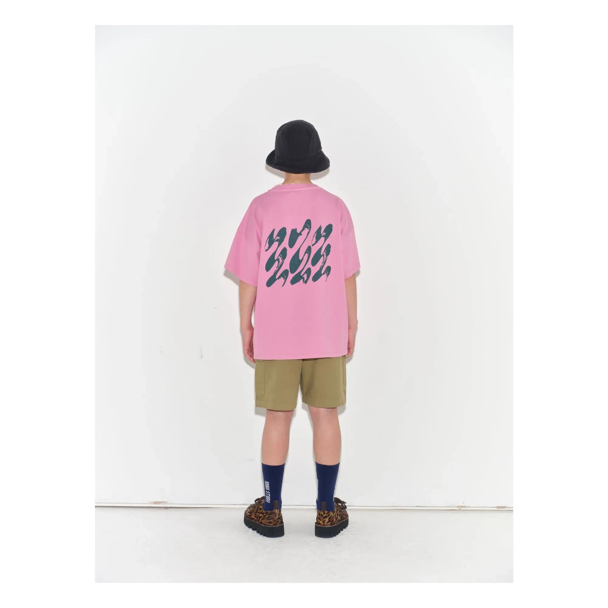 Main Story - Oversize organic cotton T-shirt | Pink