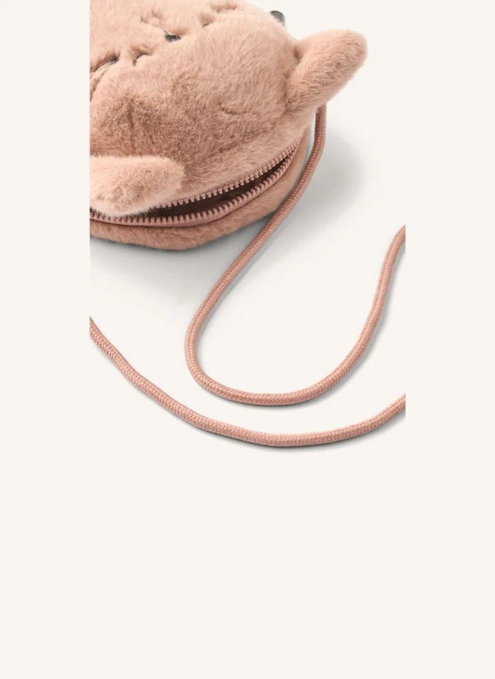 Liewood - Dianne Katze Pelz Tasche Aus Recyclingfaser | Hellrosa