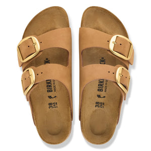 BIRKENSTOCK - Arizona Big Buckle Nubuck Sandal | Camel