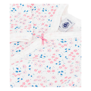 Petit Bateau - Dors Bien Floral Pajama | White