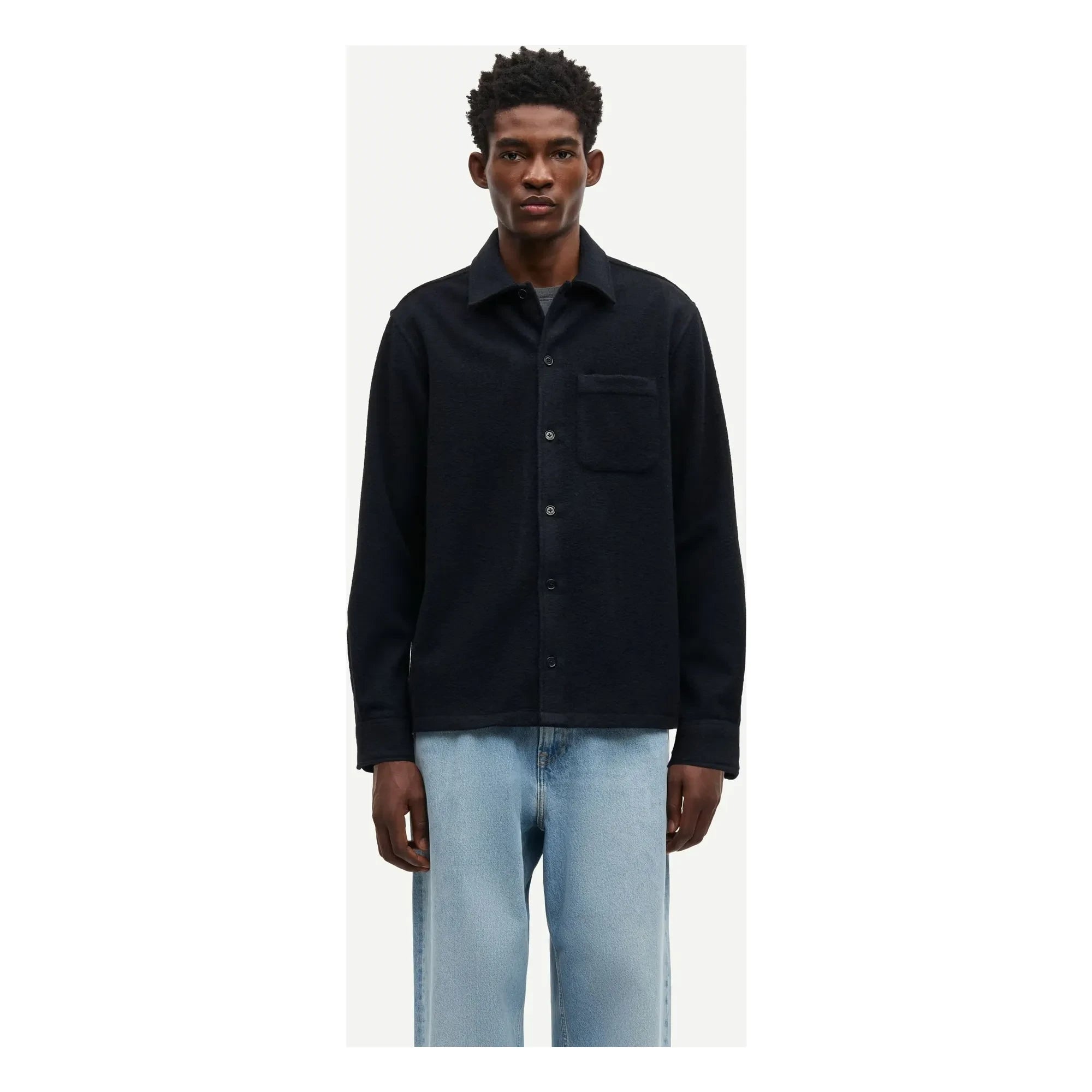 Samsoe Samsoe - Sadamon overshirt | Koyu Mavi