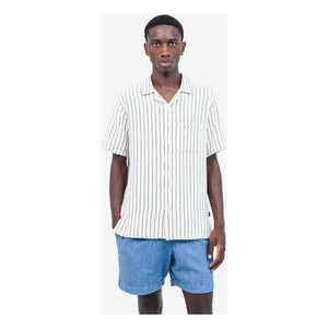 Olow - Aloha Gestreiftes Hemd | Weiß