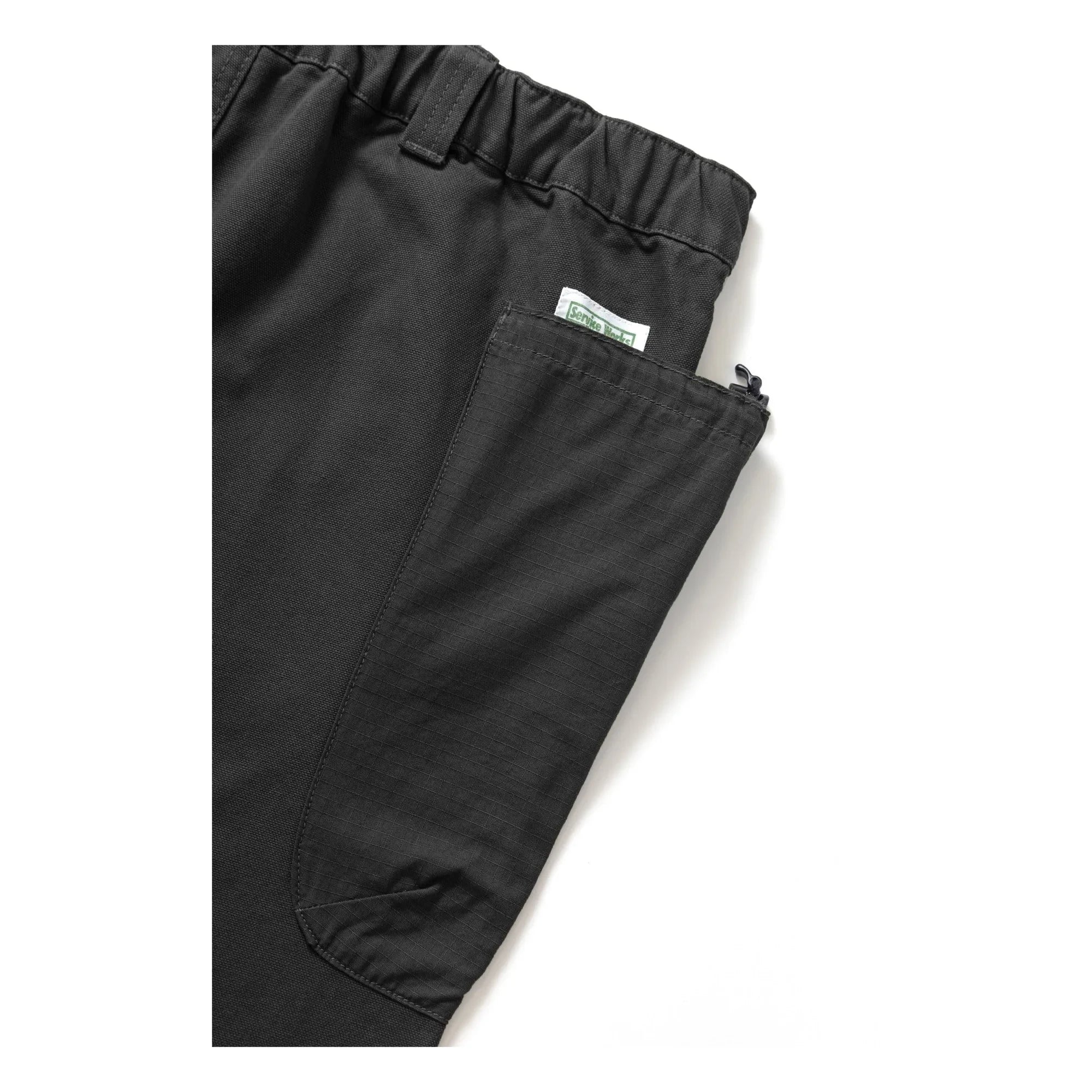 Service Works - Bio-Baumwoll Gardener Hose | Dunkelschwarz