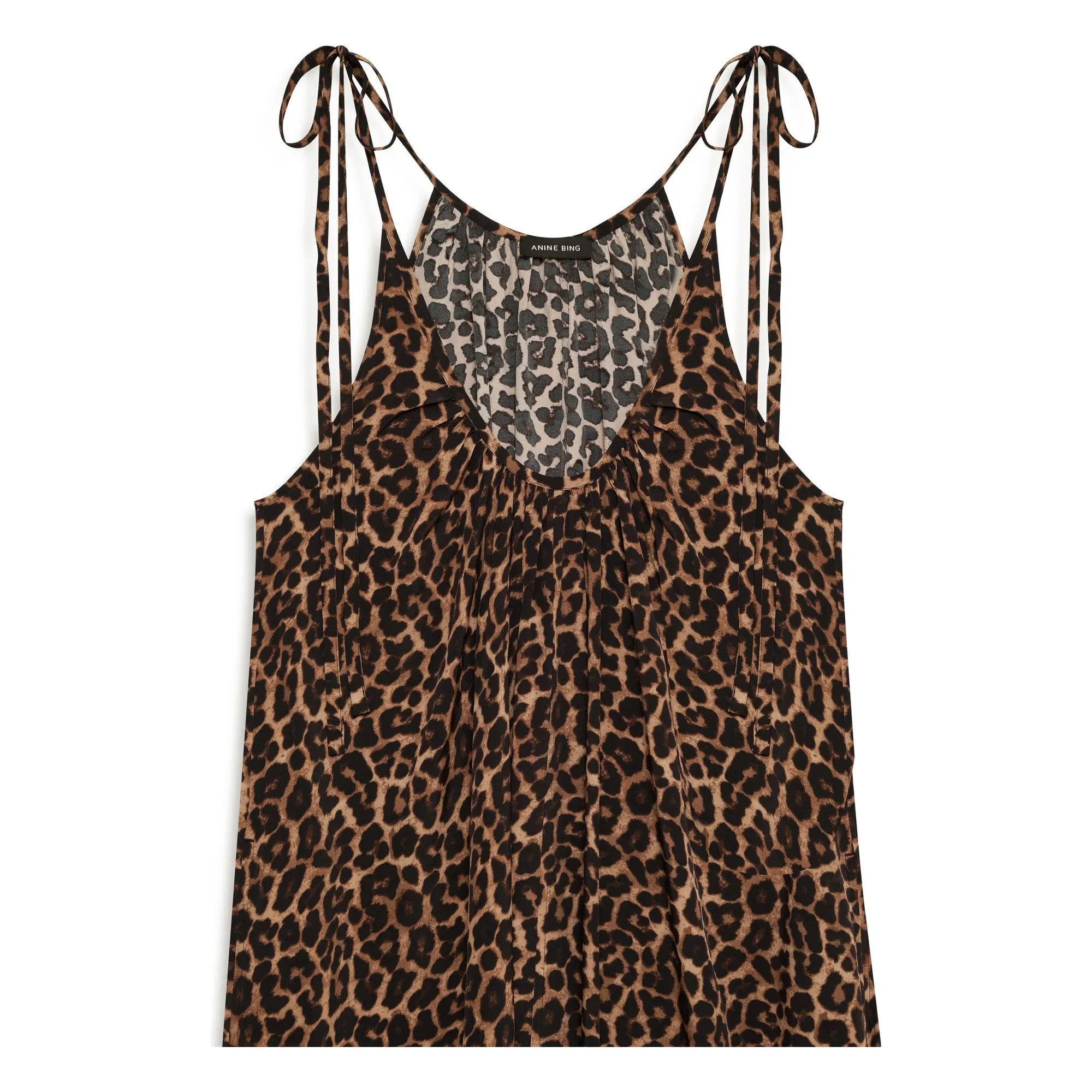 Anine Bing - Flora Leopardenkleid | Braun