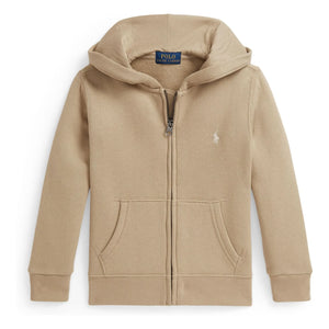 Ralph Lauren - Logo Fermuarlı Kapüşonlu Sweatshirt | Bej