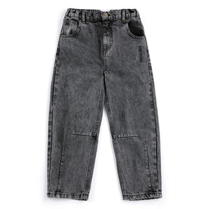 Bobo Choses - Gewaschene Jeans aus Bio-Baumwolle | Schwarz