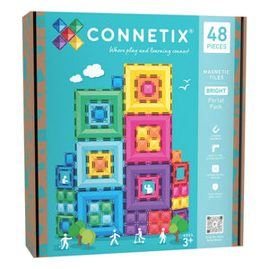 Connetix - Bright Portal paketi - 48 parça | Rainbow