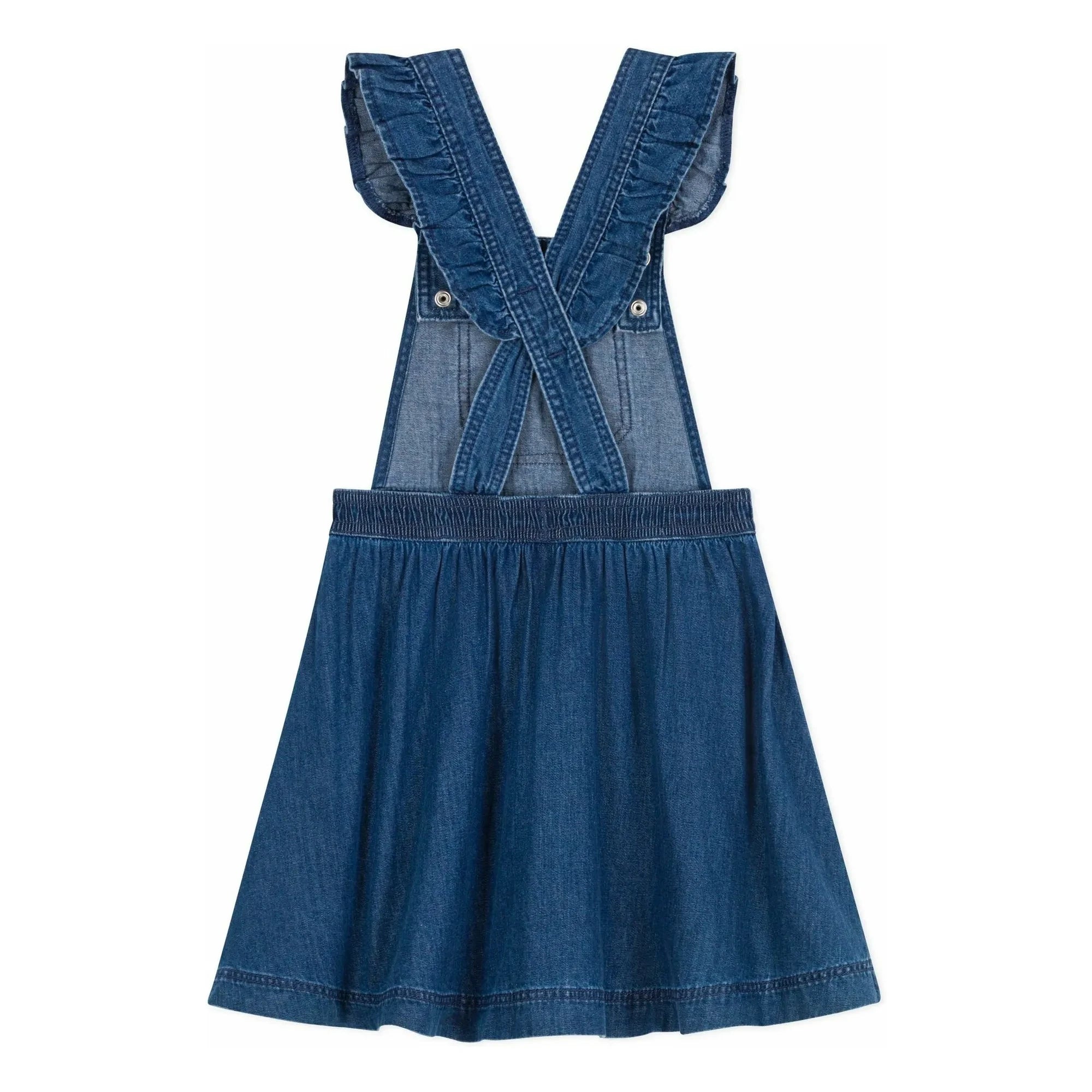 Petit Bateau - Organic Cotton Denim Overalls | Denim Blue