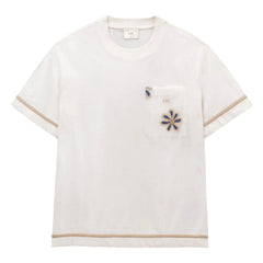 Ché Studios – T-Shirt „Daisel“ | Weiß – Elfenbein