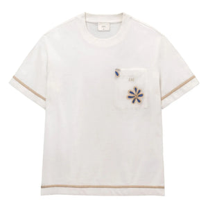 Ché Studios – T-Shirt „Daisel“ | Weiß – Elfenbein