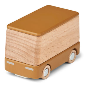 Liewood - Ahşap otobüs | Altın karamel