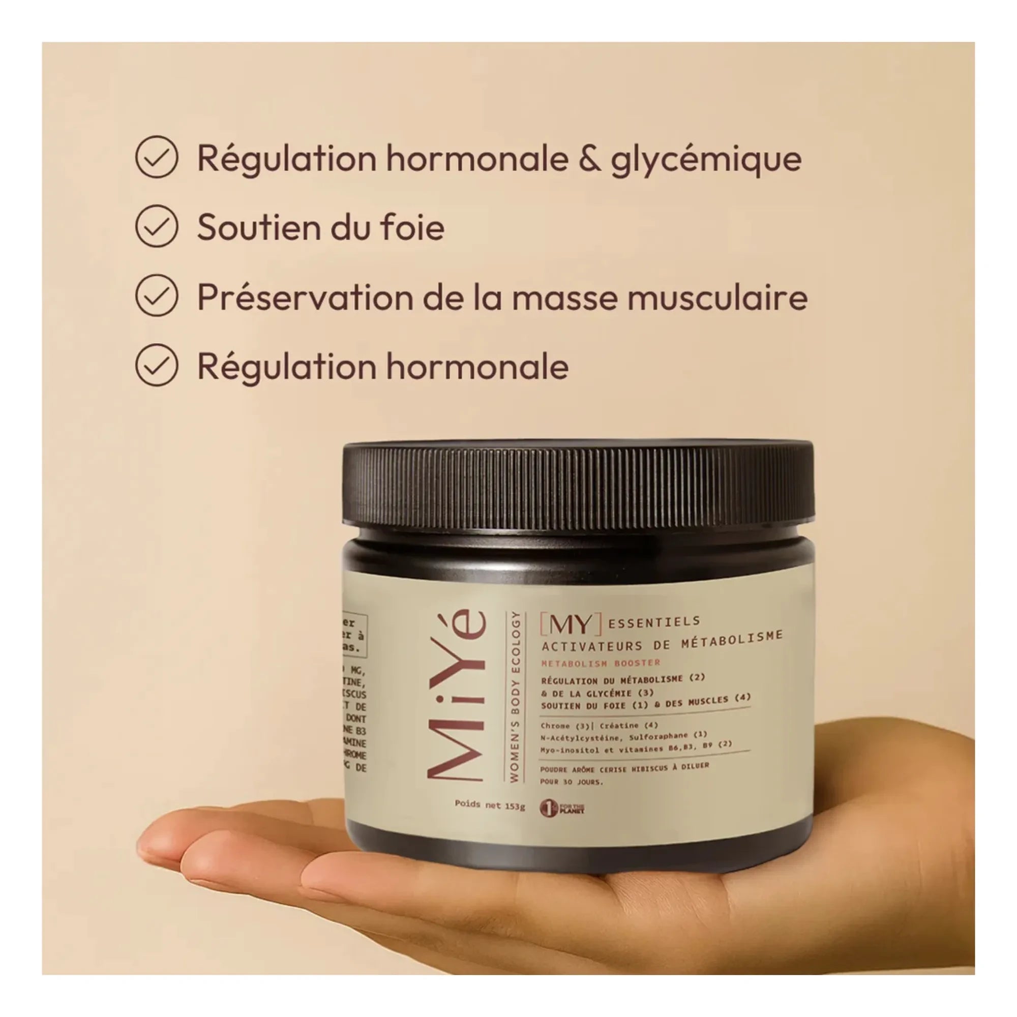 MiYé - Essentielle Stoffwechsel Aktivatoren - 153g