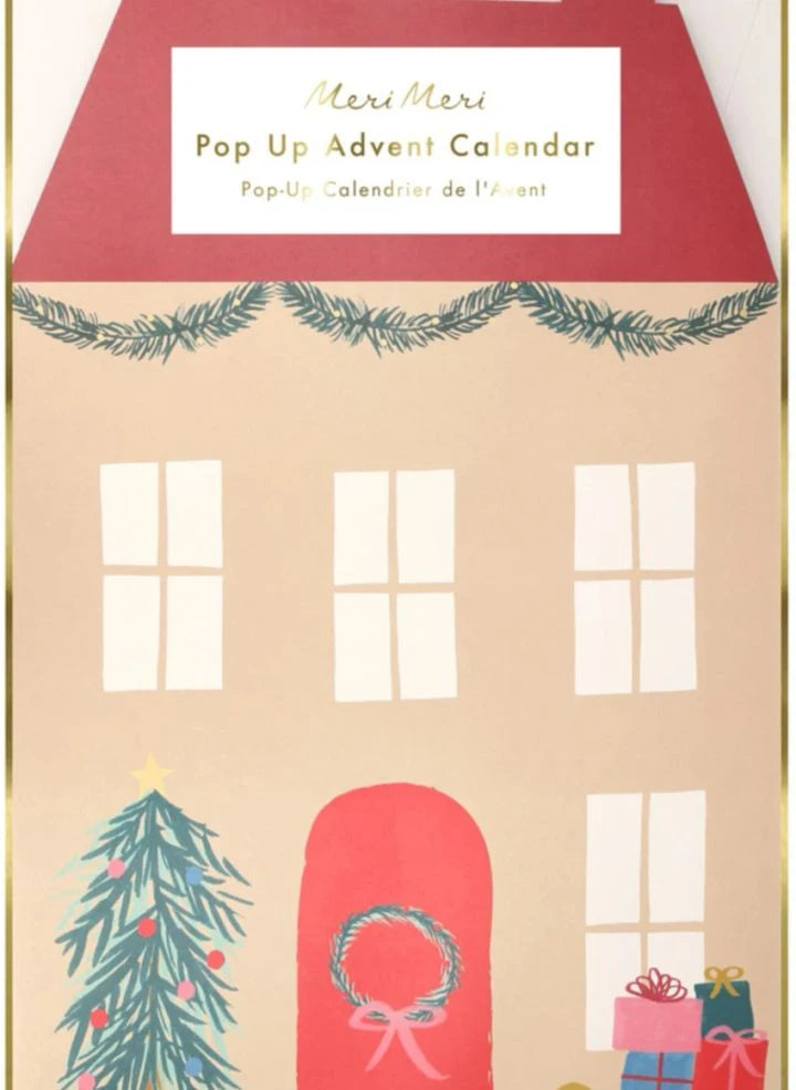 Meri Meri - Noel Baba’nın Evi Kağıt Advent Takvimi