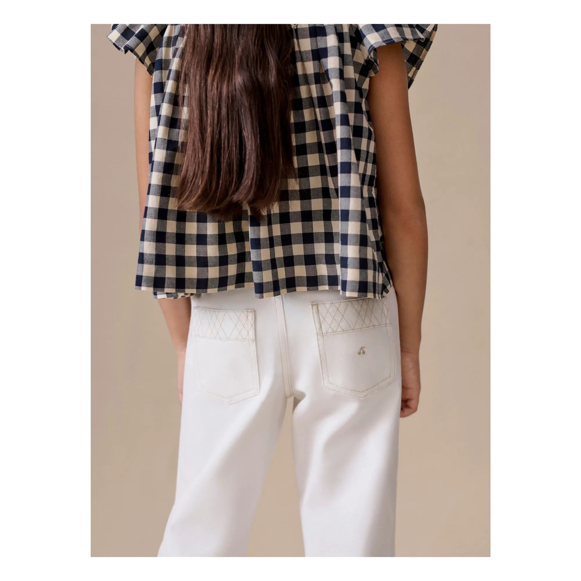 Bonpoint - Eloha organik pamuk pantolon | Beyaz